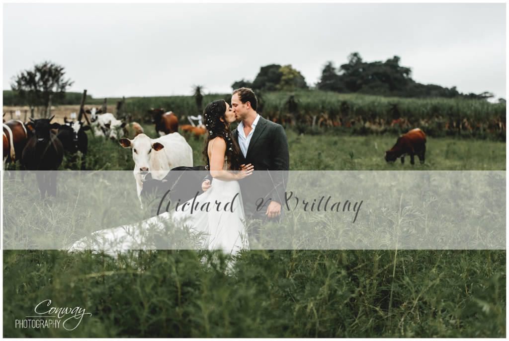Richard and Brittany wedding at A family farm in Mid Illovo