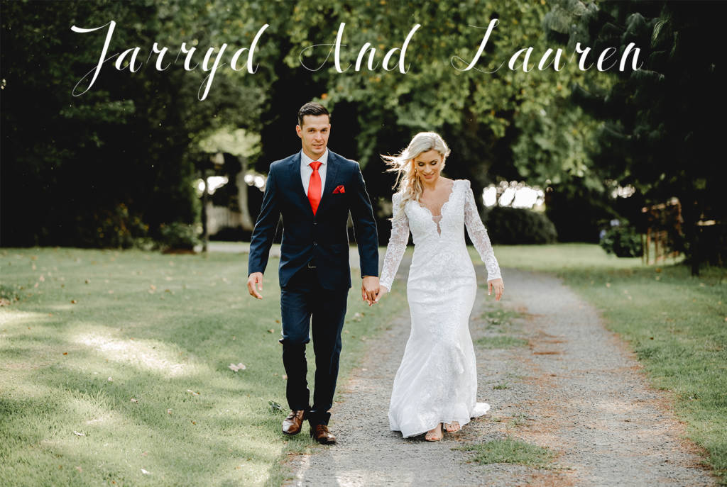 Jarryd and Lauren wedding at Waterwoods